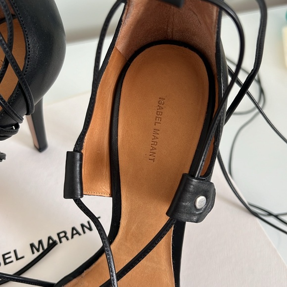 Isabel Marant - Strappy Leather Heels size 40 - Picture 2 of 4